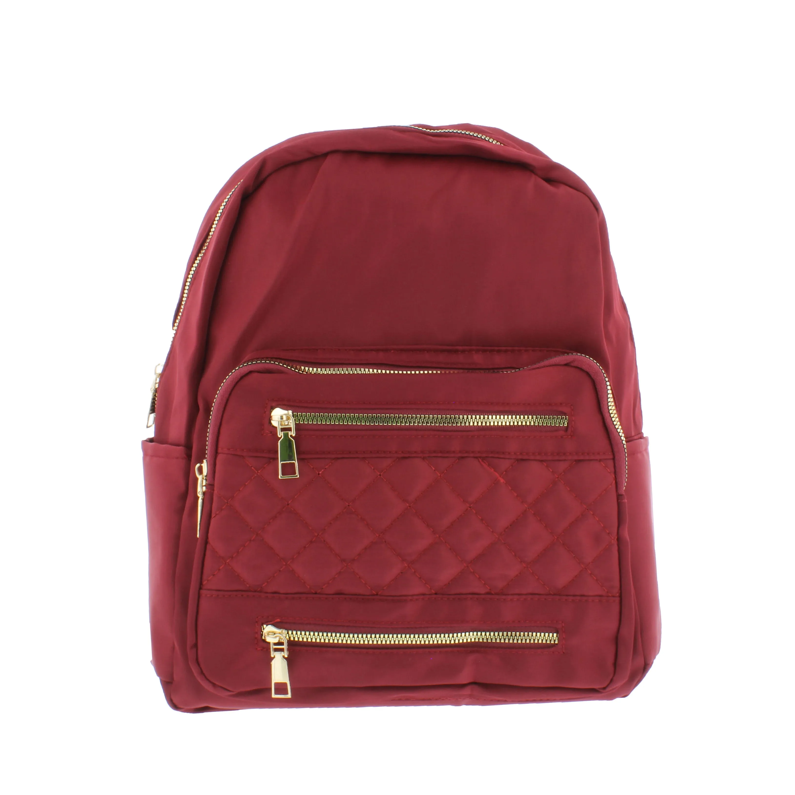 12 Three Pocket Nylon Backpack