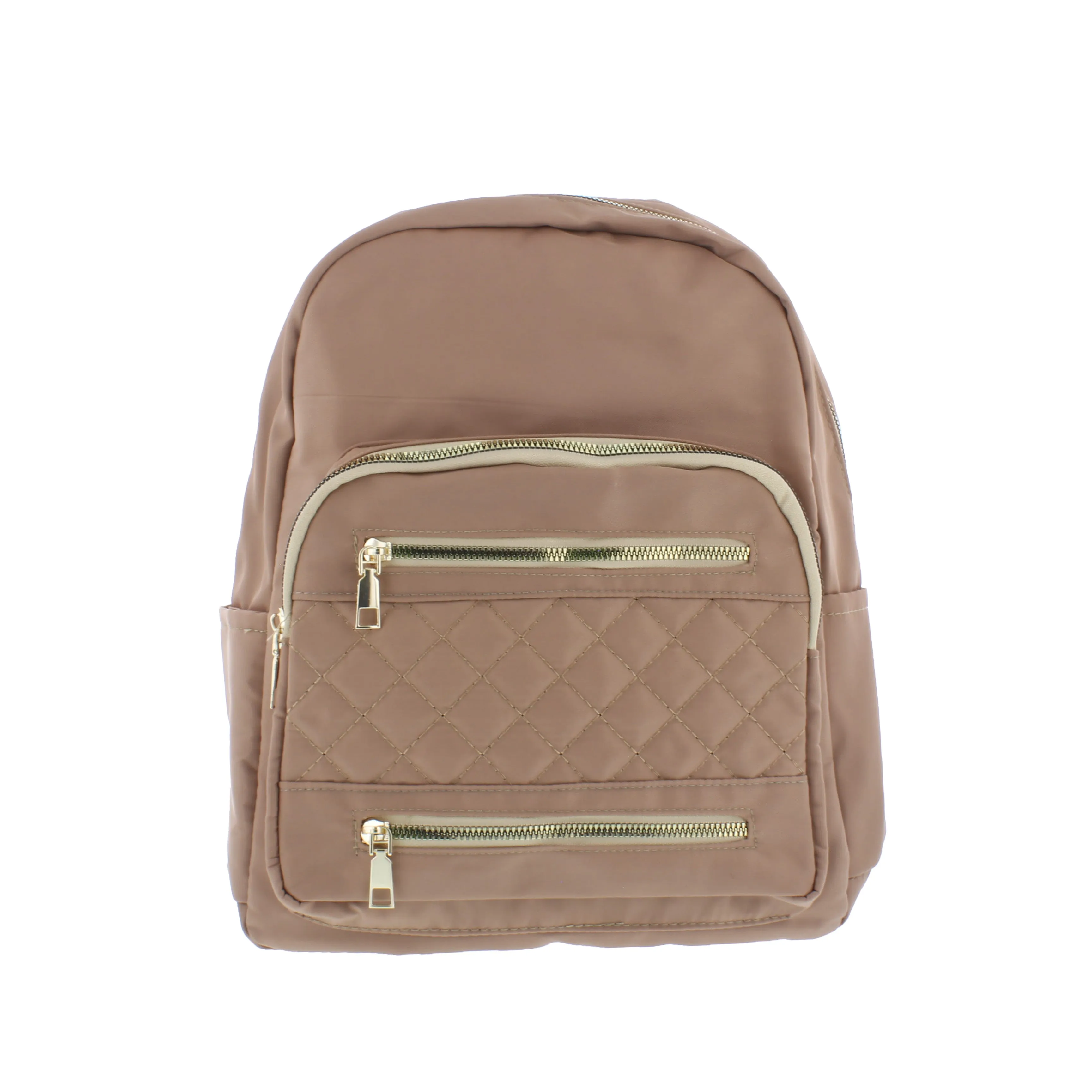 12 Three Pocket Nylon Backpack