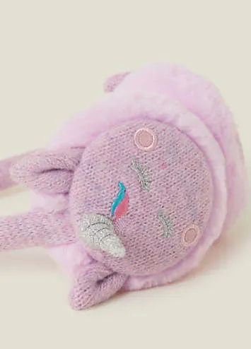 Accessorize Girls Faux Fur Unicorn Earmuffs | Grattan