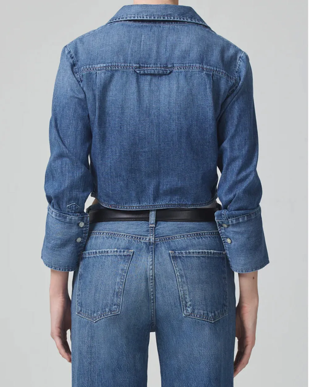 Ambrose Denim Bea Crop Shirt