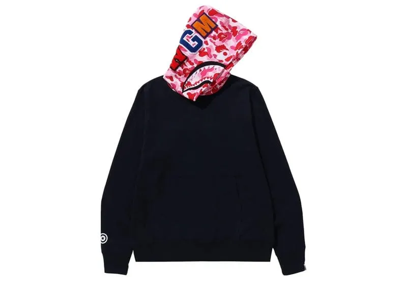 BAPE ABC Camo Shark Pullover Hoodie Navy