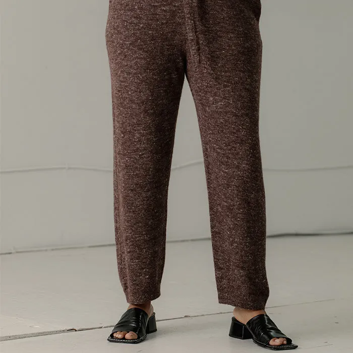 Bare Knitwear Woman Ojai Pants Autumn Brown