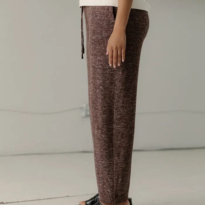 Bare Knitwear Woman Ojai Pants Autumn Brown