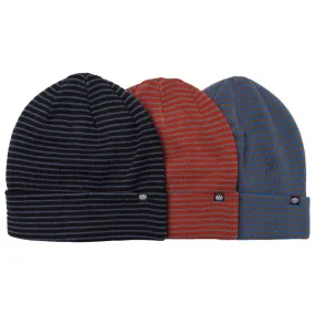 Beanies 686 ---Small Stripes Beanie 3-Pack Assorted