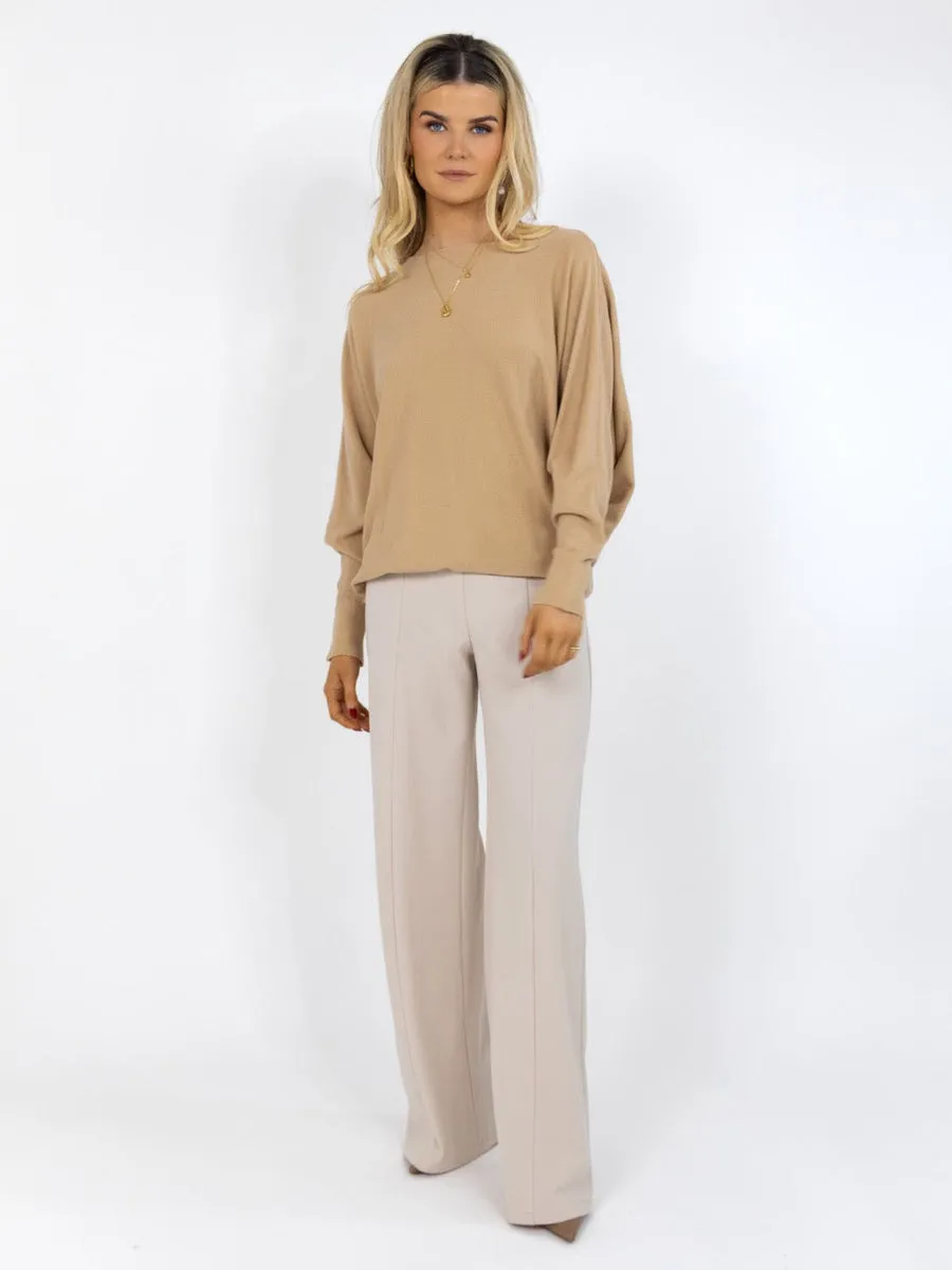 Beige Elba Knit - Kate & Pippa