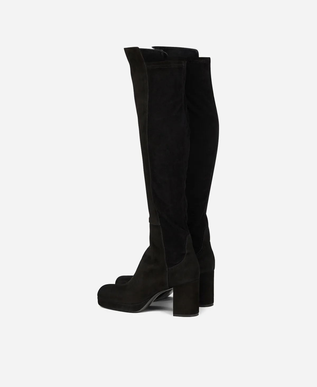 BETTY HIGH Velour boot