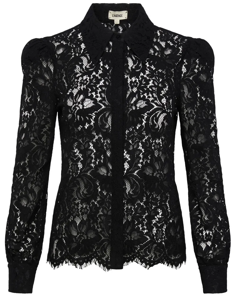 Black Jenica Lace Blouse