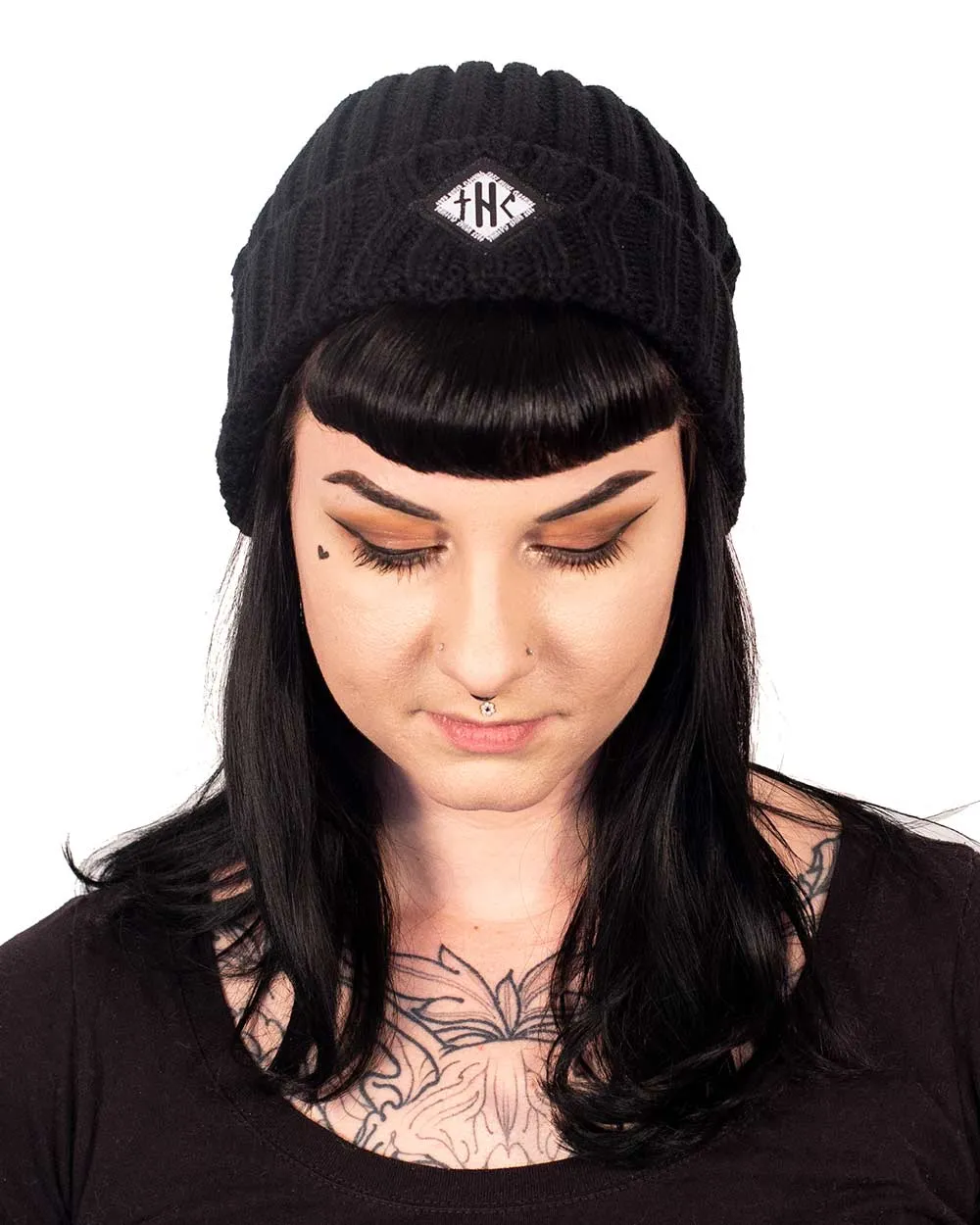 Bold Logo Knit Beanie