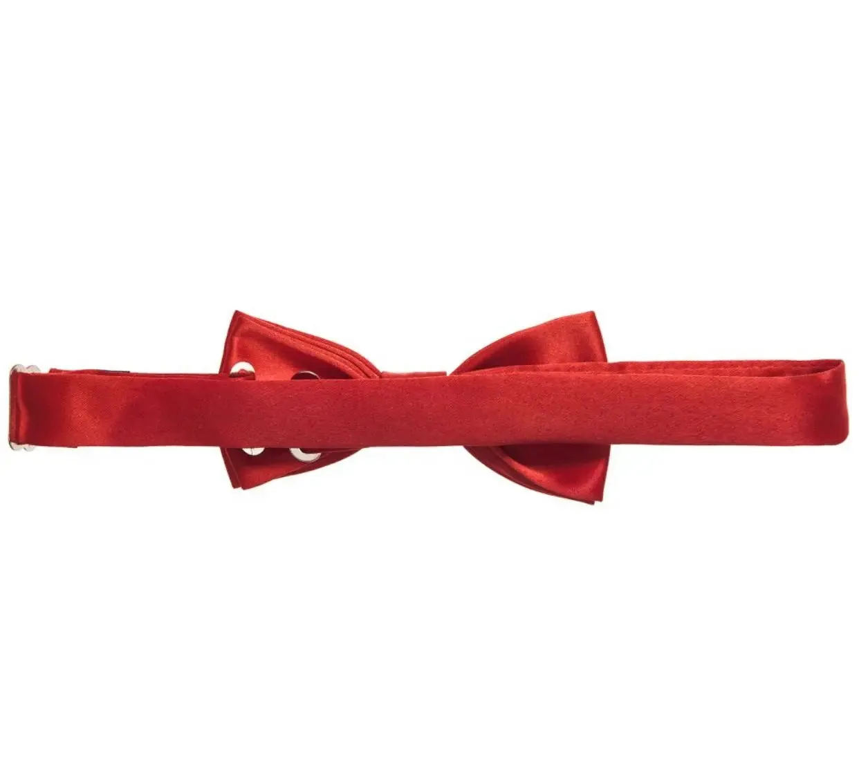 Boys Red Satin Bow Tie (10cm)