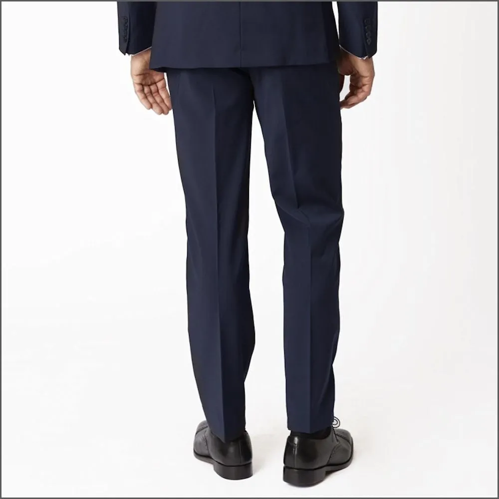 Brook Taverner Avalino Navy Washable Crease Resistant 2 Pic Travel Suit//