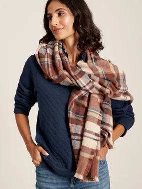 Brown Oversized Blanket Scarf