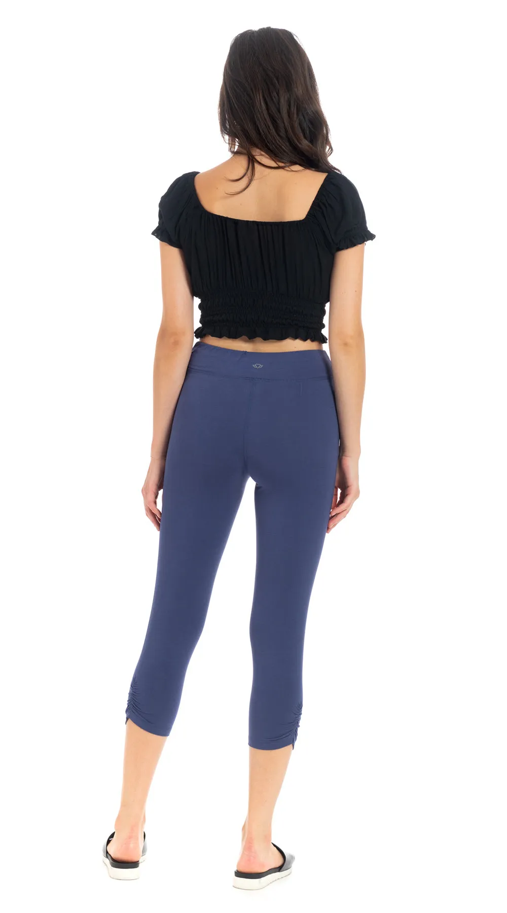 Capri Leggings - sapphire - org.cotton+modal