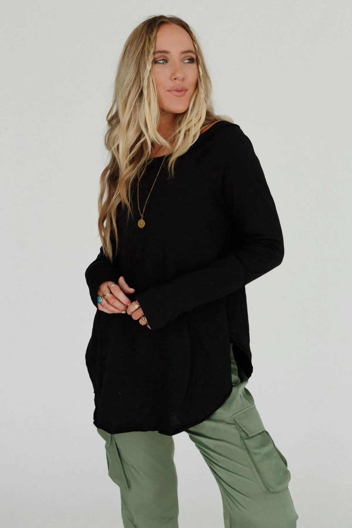 Carmel Tunic Top - Black