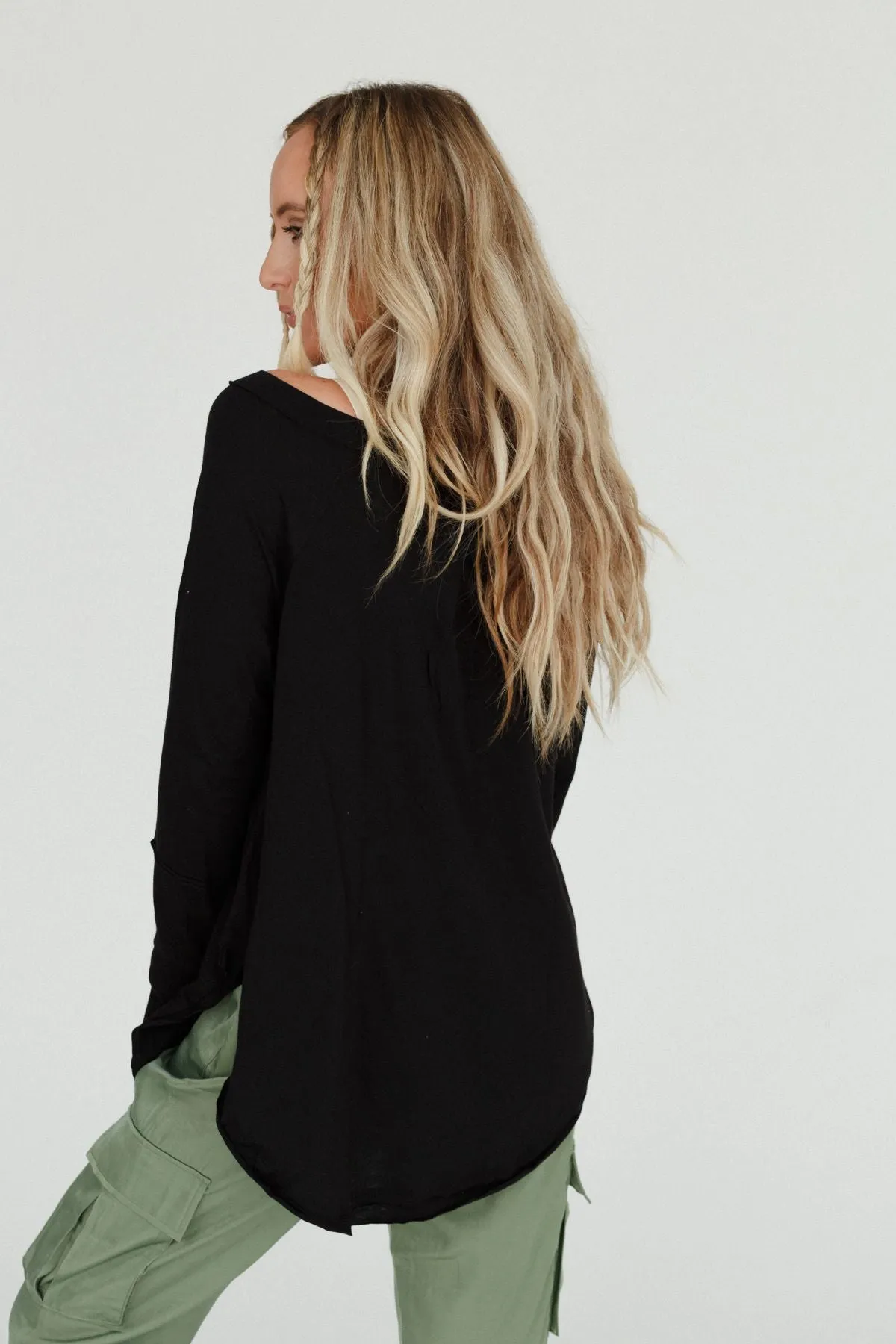 Carmel Tunic Top - Black