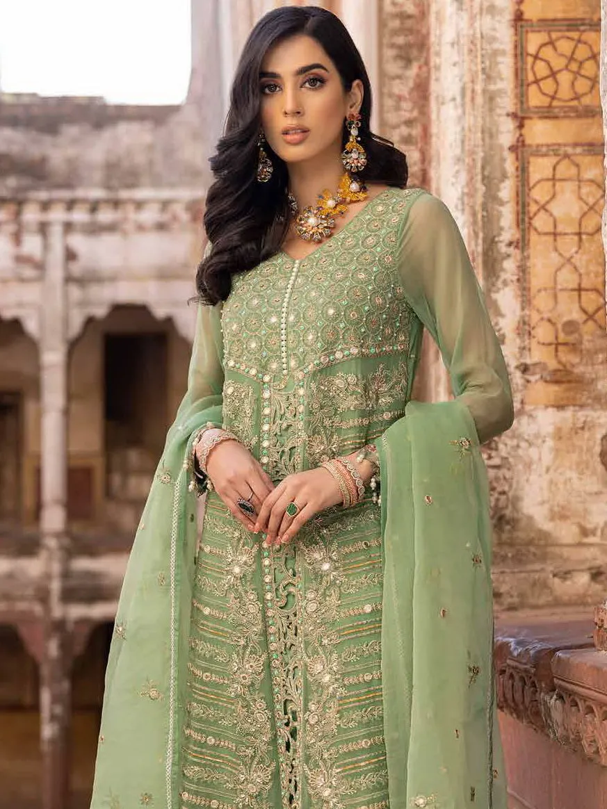 Charizma Dastaan-e-Jashan Luxury Chiffon Unstitched 3Pc Suit DJW23-07