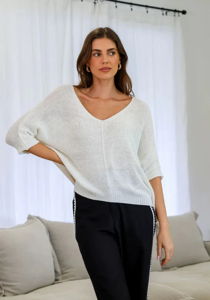 CHARLOTTE TOP IVORY