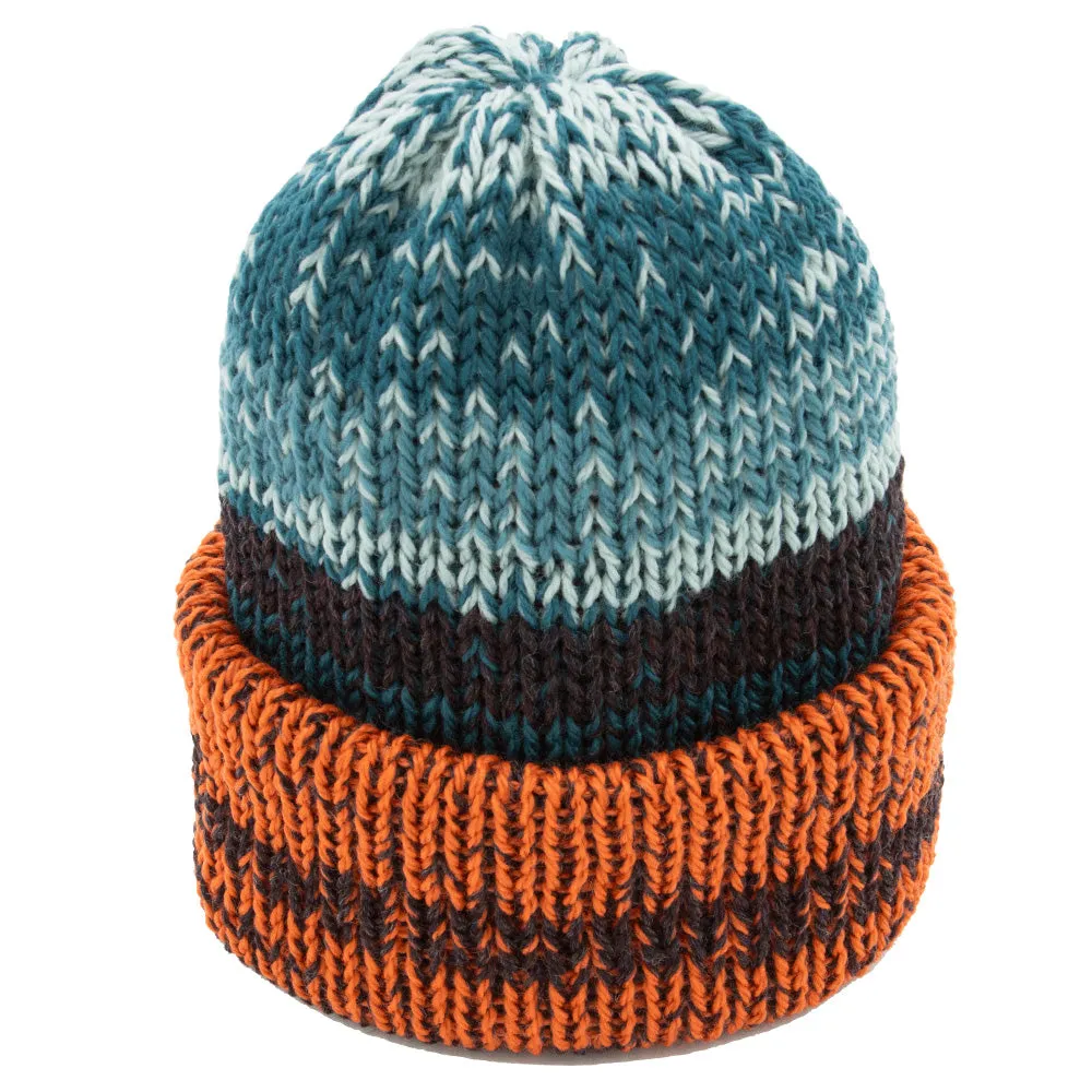 Chimney LTD Short Stack Beanie Mixtape Multicolor Orange