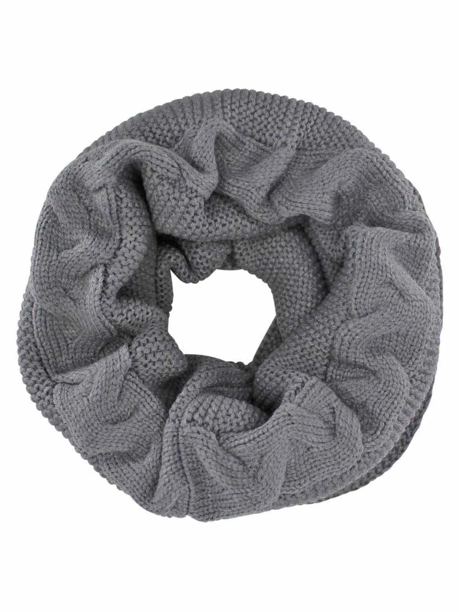 Chunky Cable Knit Winter Infinity Scarf