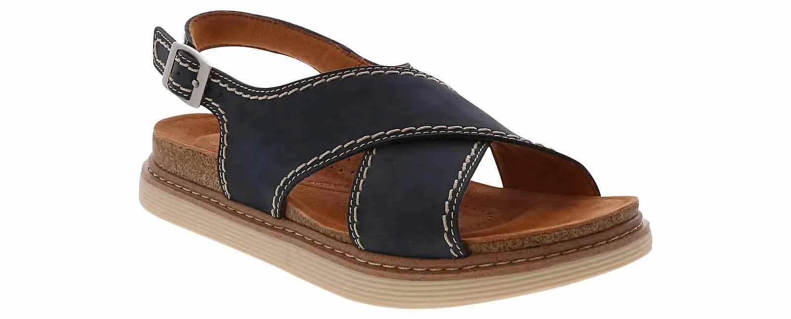 Clarks Arwell Sling Cross Band Women's Footbed Sandal