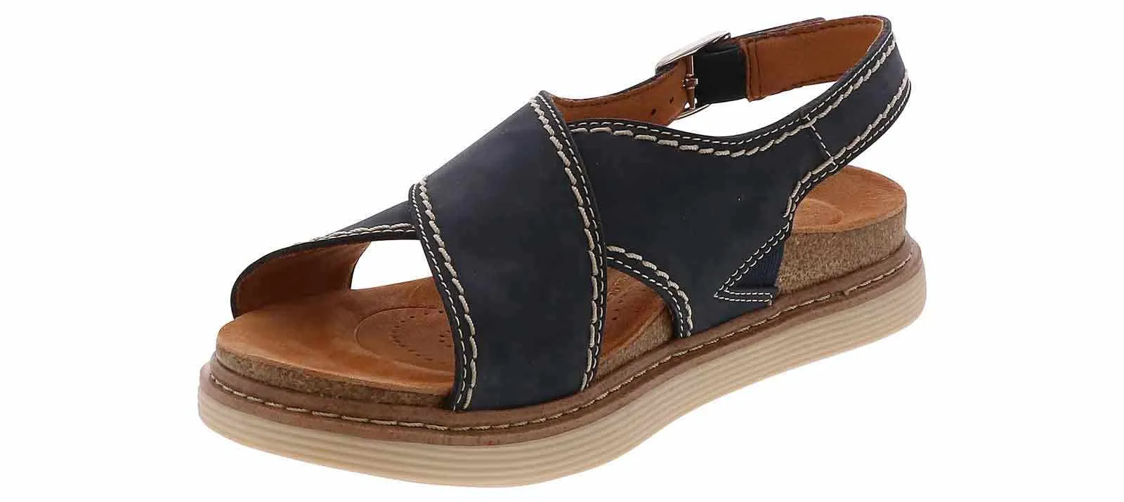 Clarks Arwell Sling Cross Band Women's Footbed Sandal