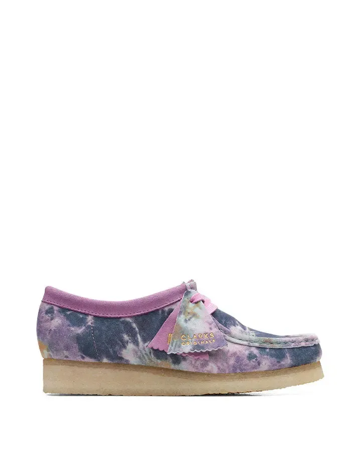 Clarks Originals Womens Wallabee Multi Tie Dye