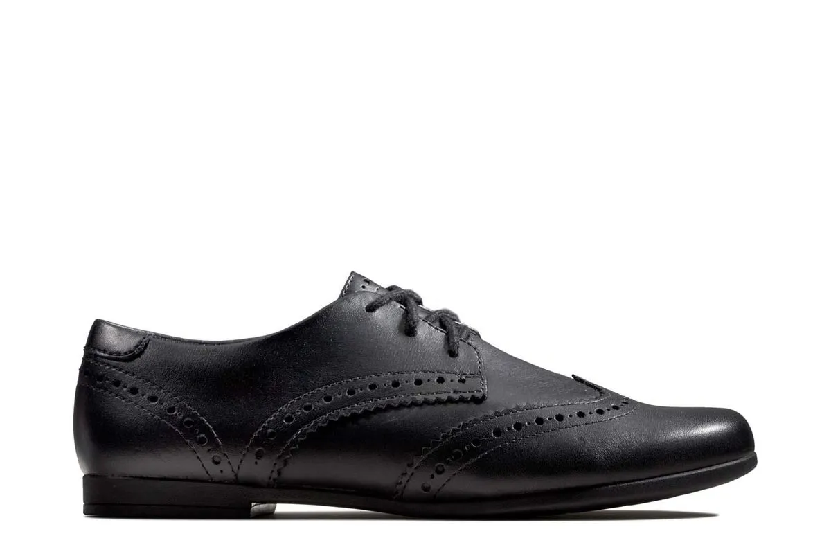 Clarks - Scala Lace Y 261428257g - G Fit (black Leather)