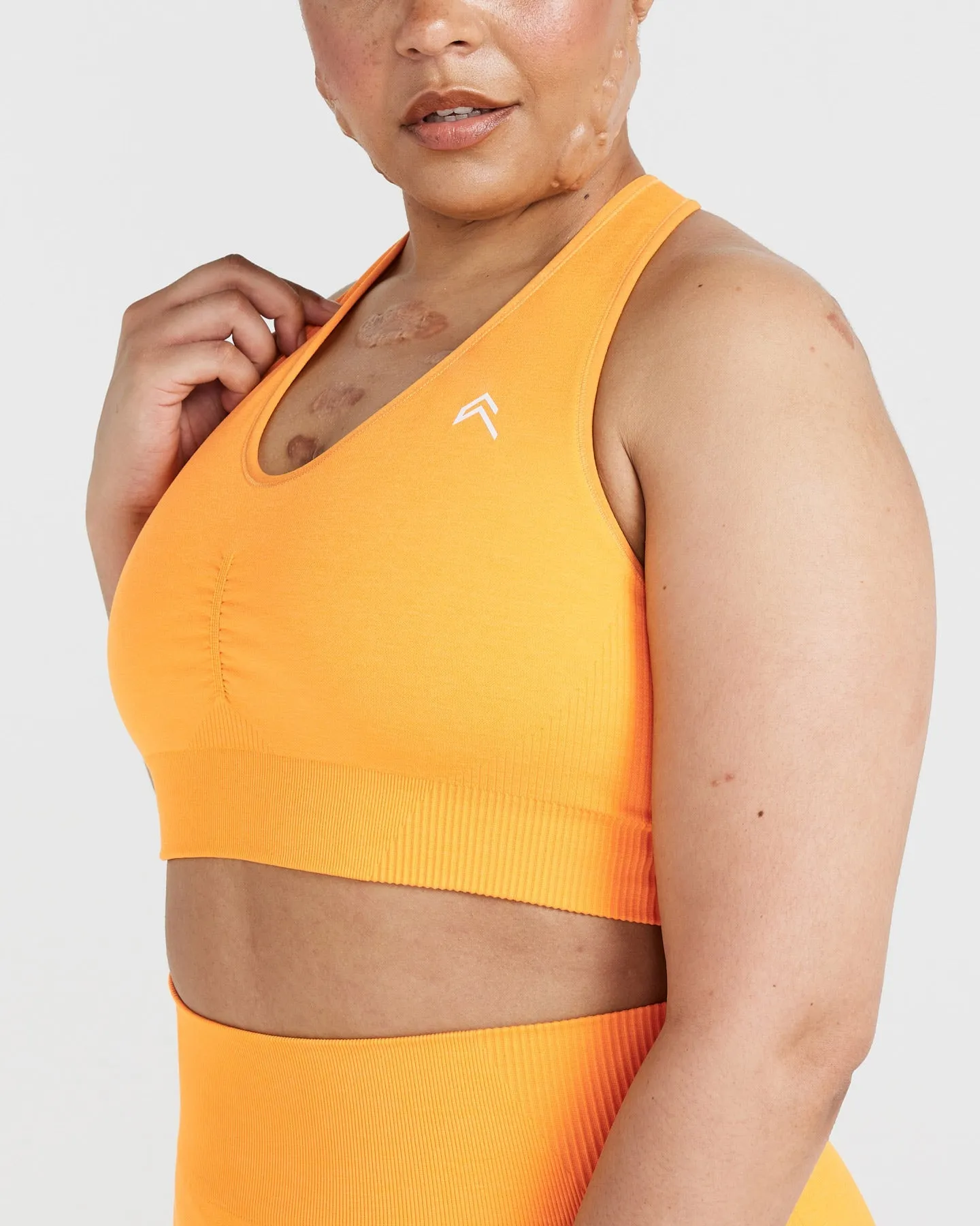 Classic Seamless 2.0 V-Neck Bralette | Sunset Marl