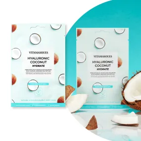 COCONUT HYDRATING HYALURONIC ACID FACE SHEET MASK ?