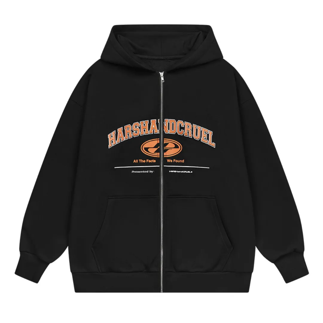 College Logo Zip-Up Hoodie