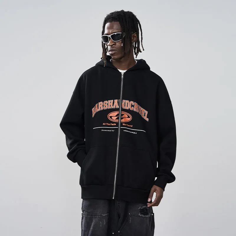 College Logo Zip-Up Hoodie