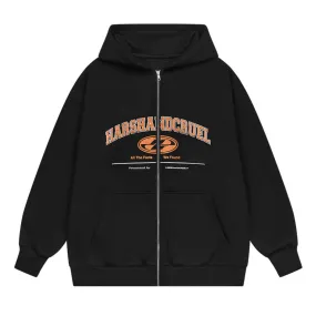 College Logo Zip-Up Hoodie