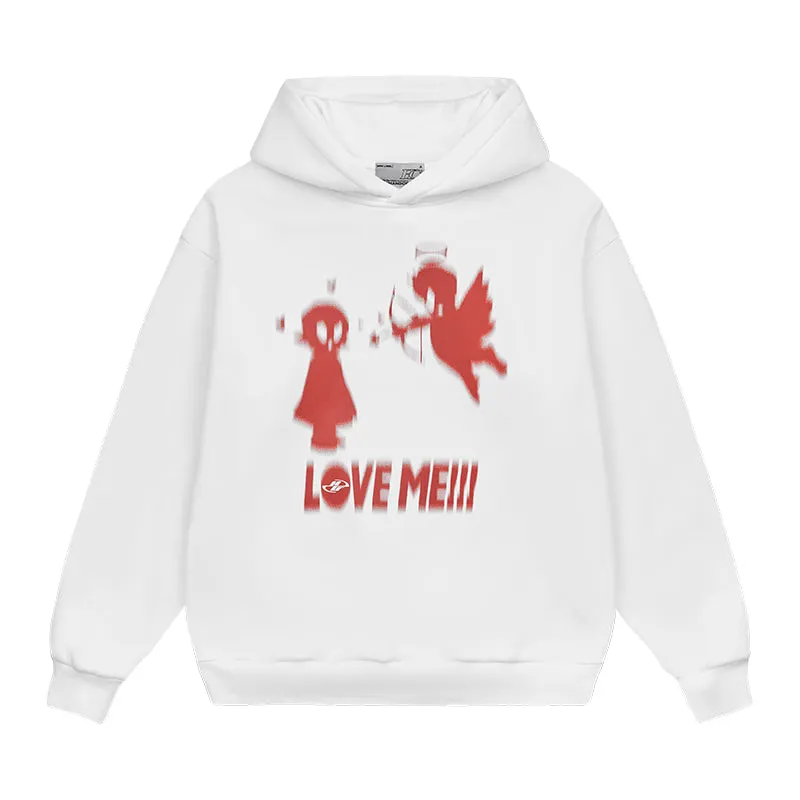 Cupido's Arrow Printed Hoodie