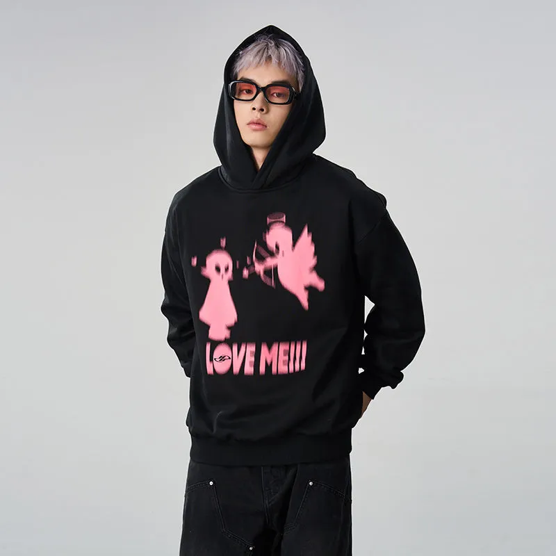 Cupido's Arrow Printed Hoodie