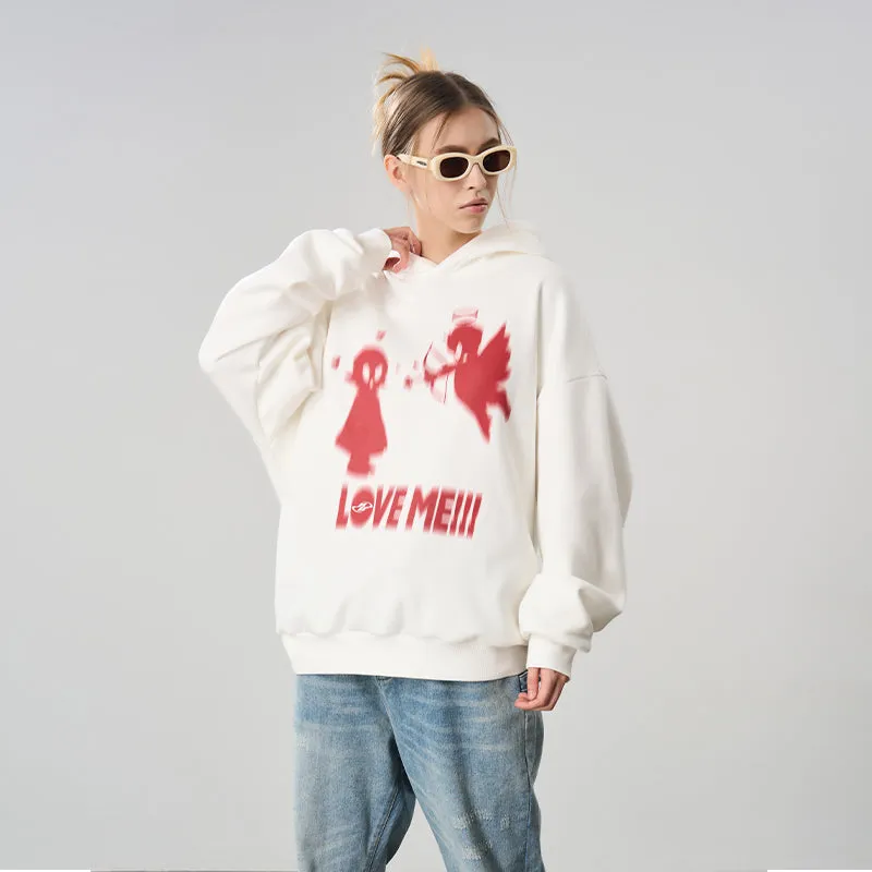 Cupido's Arrow Printed Hoodie