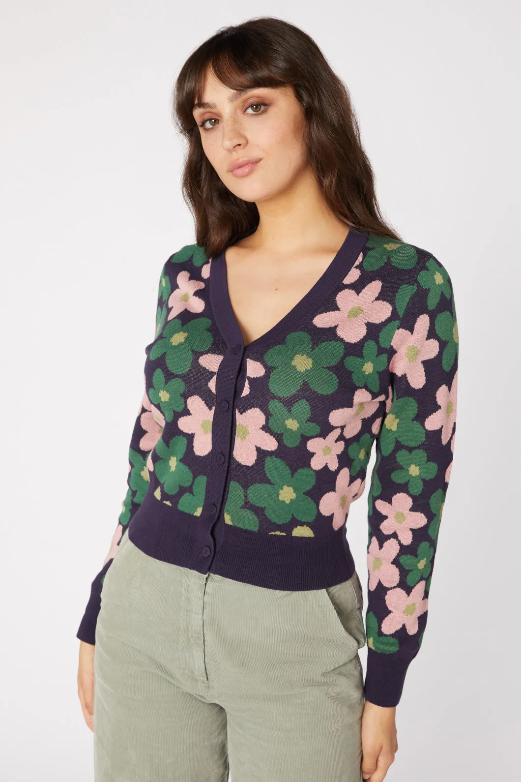 Daisy Floral Cardi