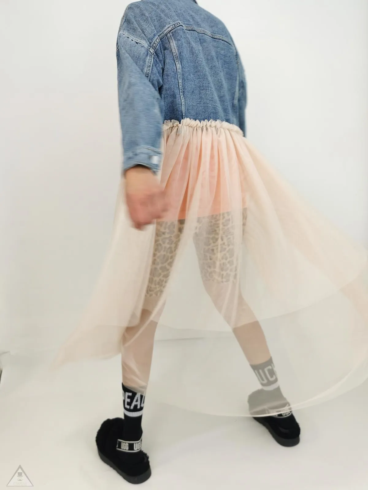 Denim Tulle