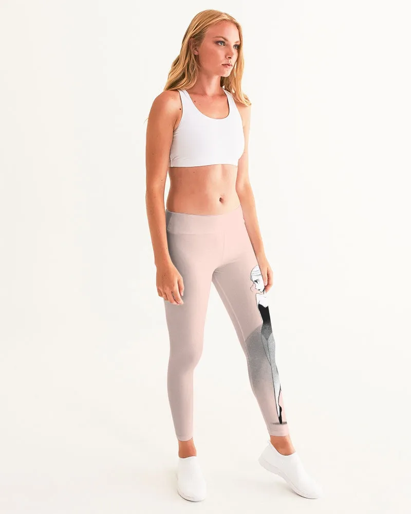 DOLLY DOODLING Ballerina Dolly pink Women's Yoga Pants