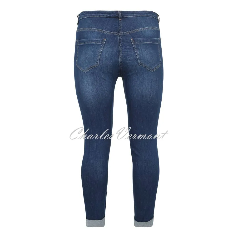 Doris Streich Jeans with Comic Motif Detail - Style 816195-56