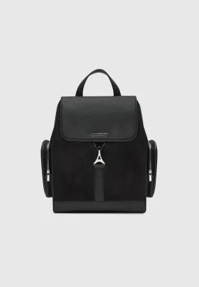 Eiffel Clasp Backpack - Black