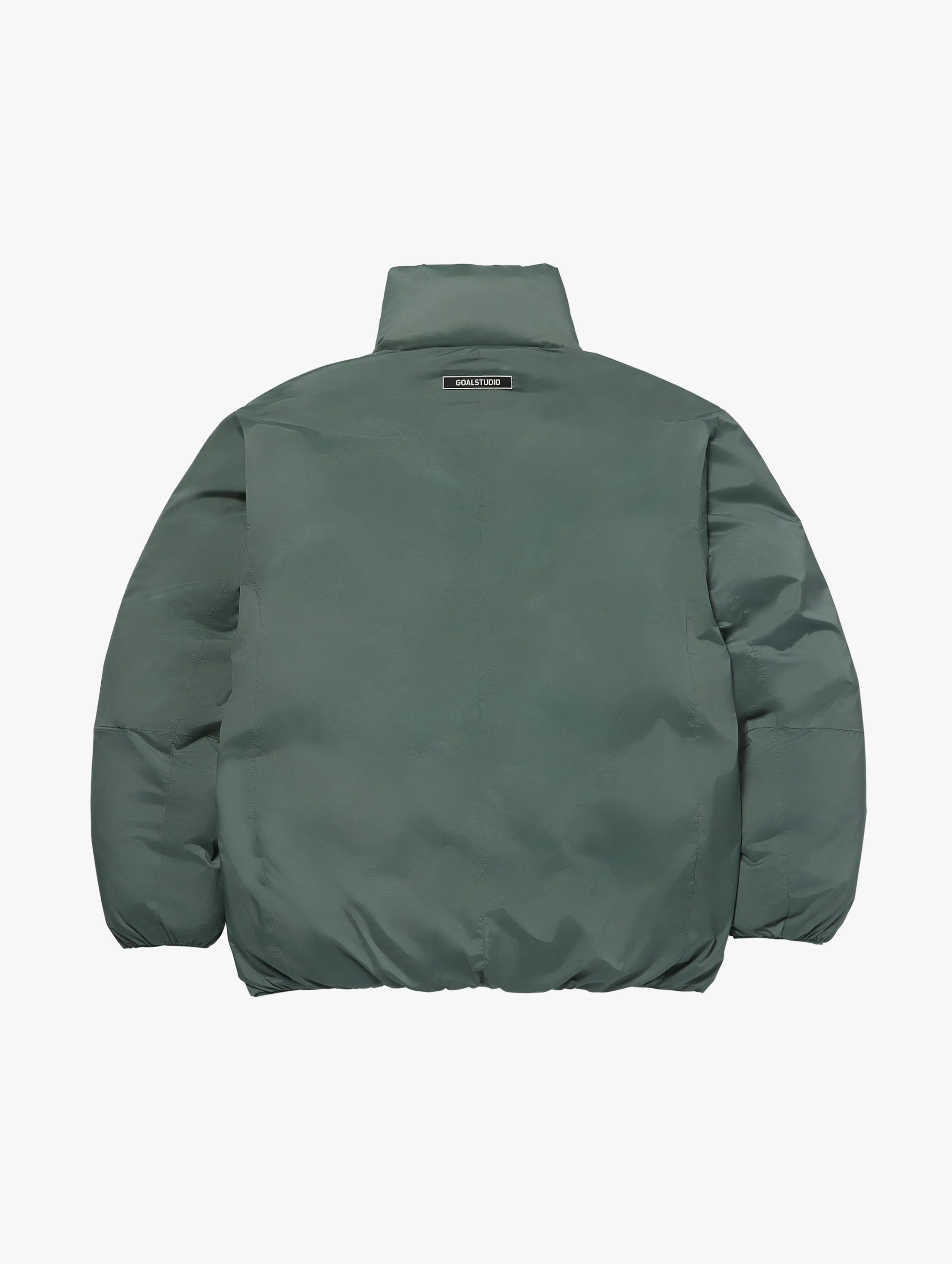 EMBO REVERSIBLE DOWN JACKET-LIGHT GREEN