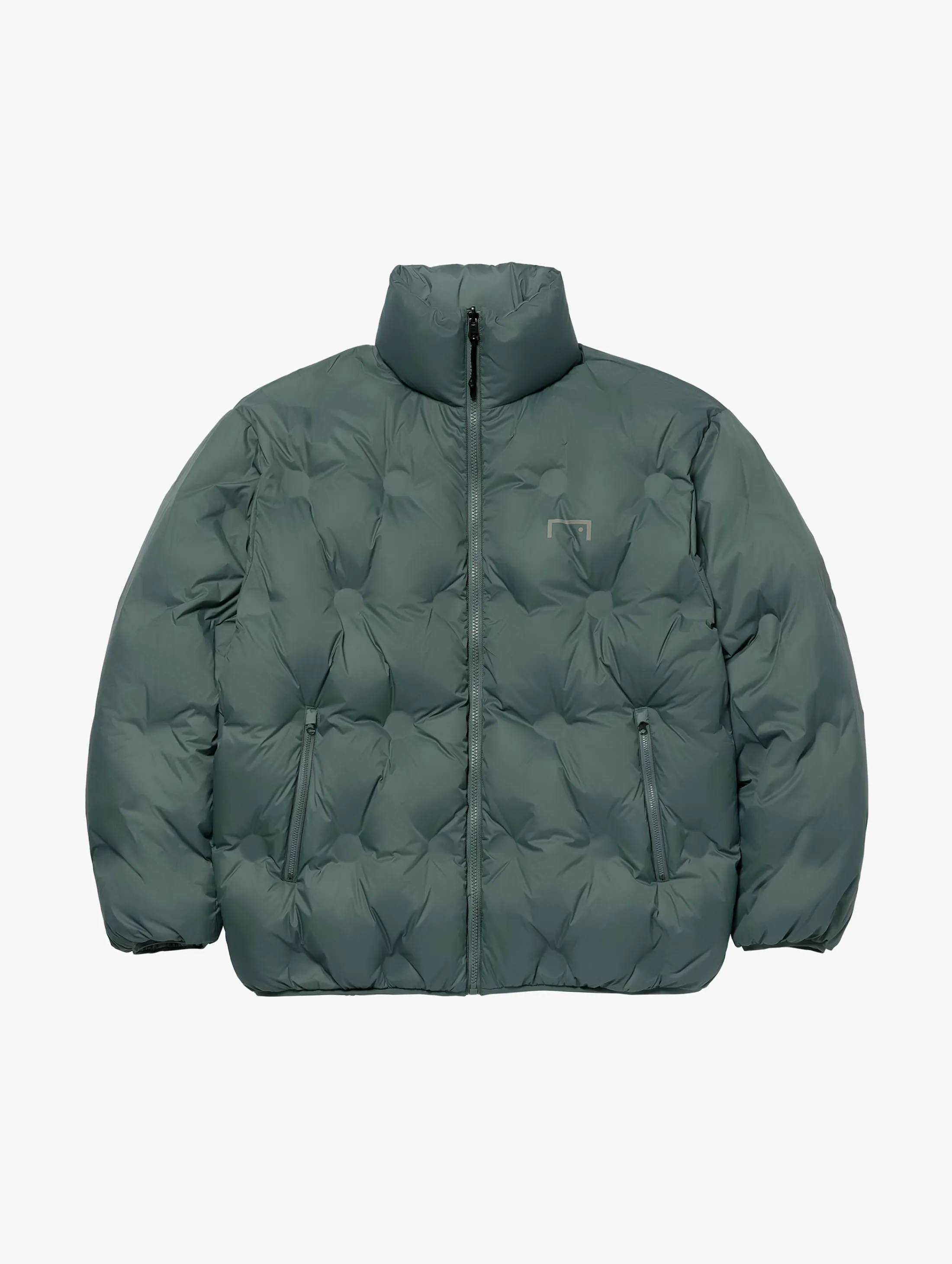 EMBO REVERSIBLE DOWN JACKET-LIGHT GREEN