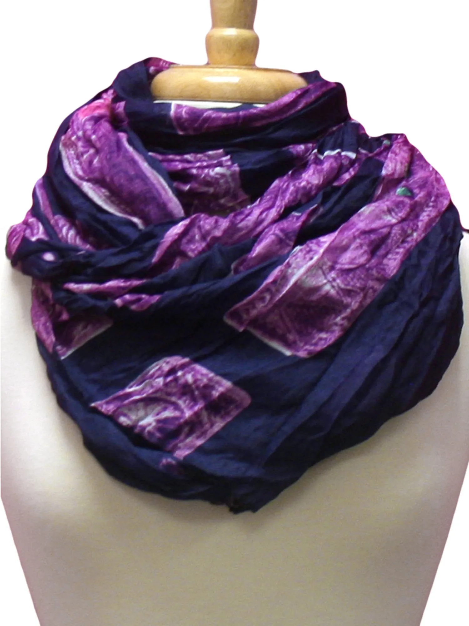 Exotic Jewel Print Light Scarf