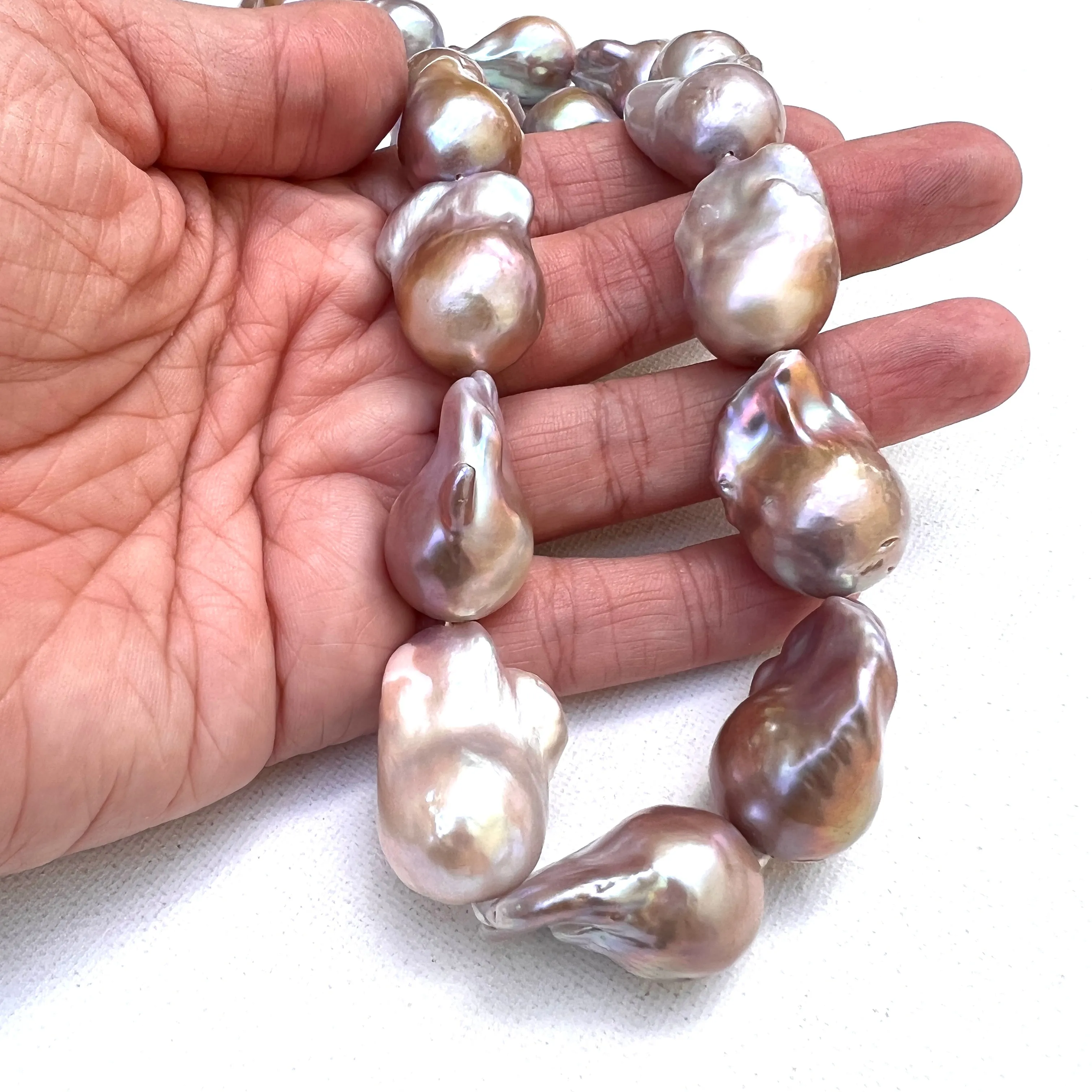 Extra Large Baroque Pearl Strand