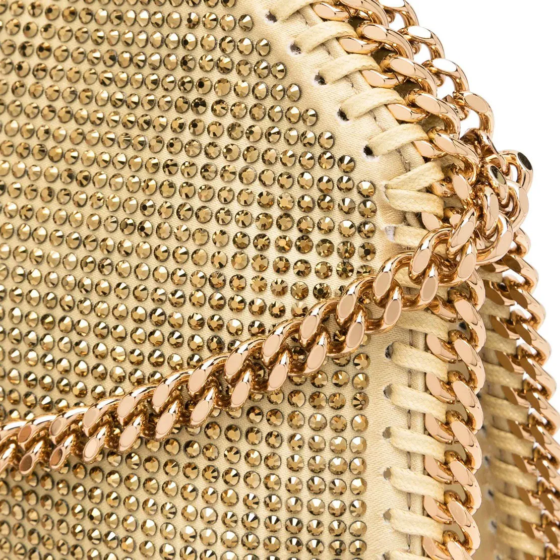 Falabella Tiny Tote, Gold