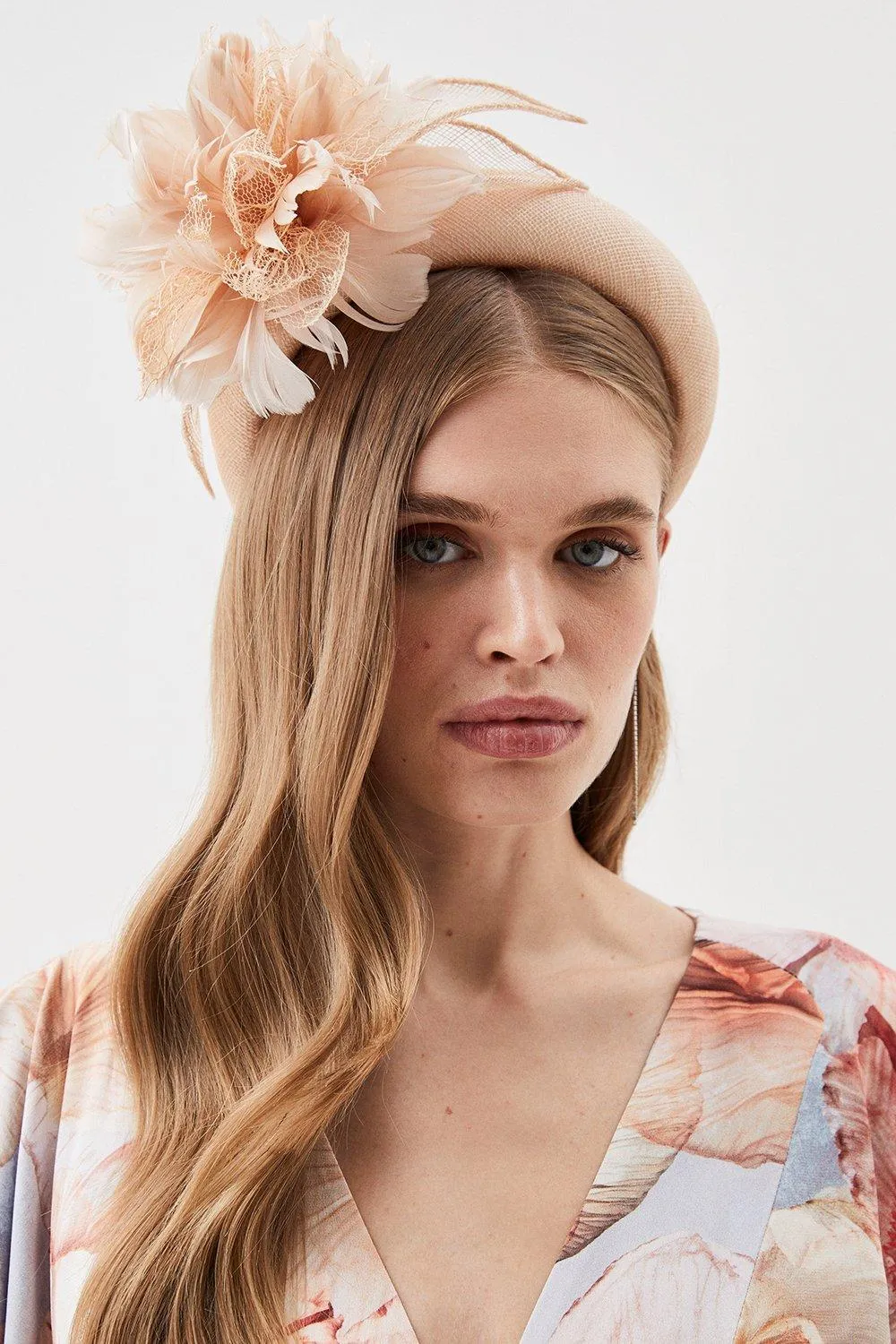 Floral Padded Headband | Karen Millen