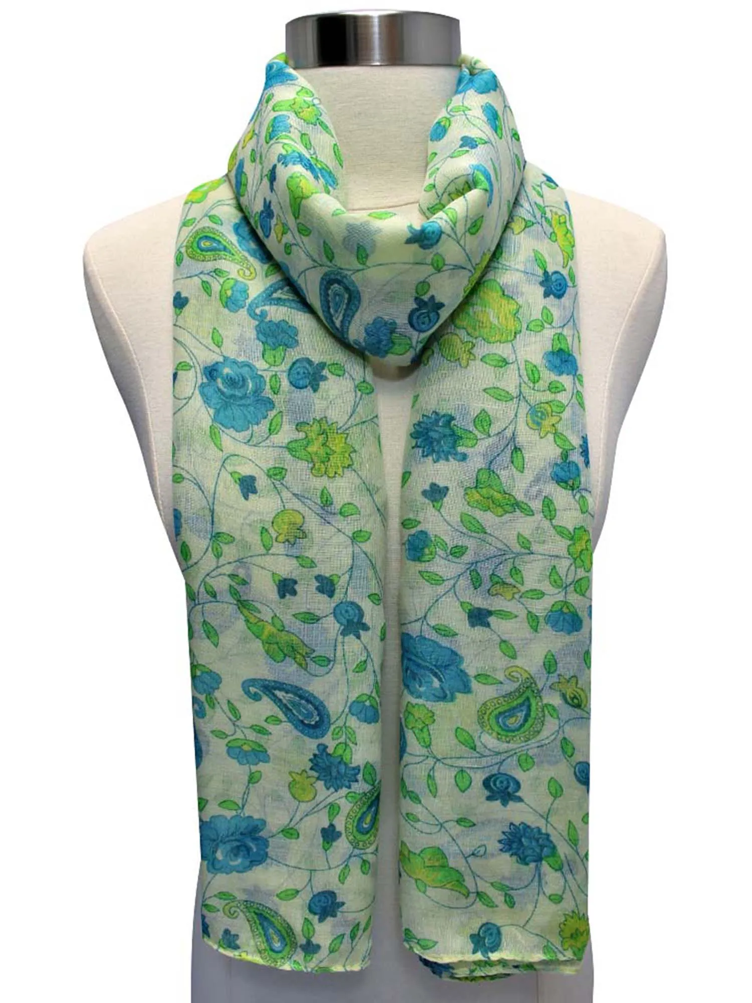 Floral Print Summer Scarf