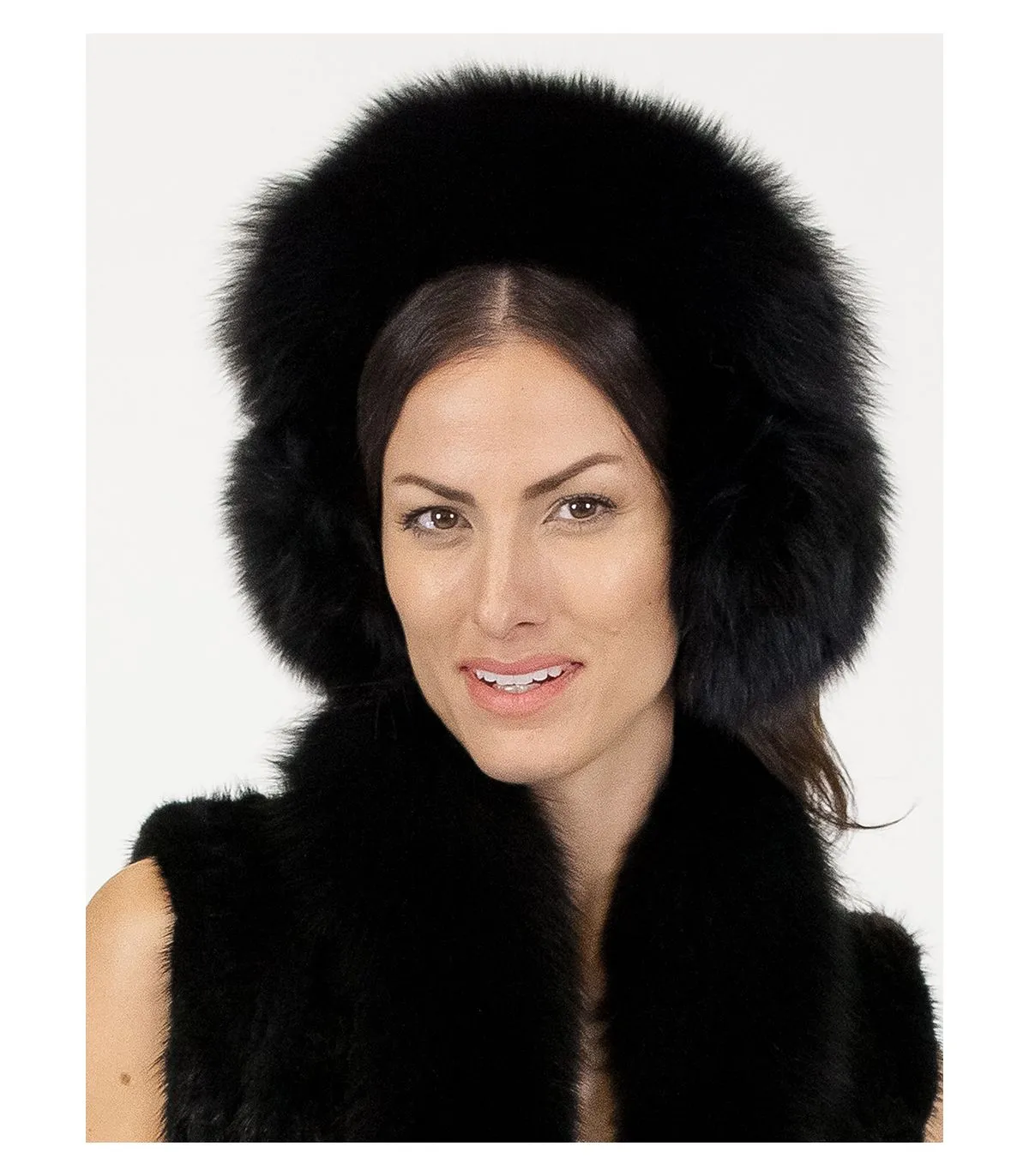 Fox Fur Earmuffs at FurSource.com