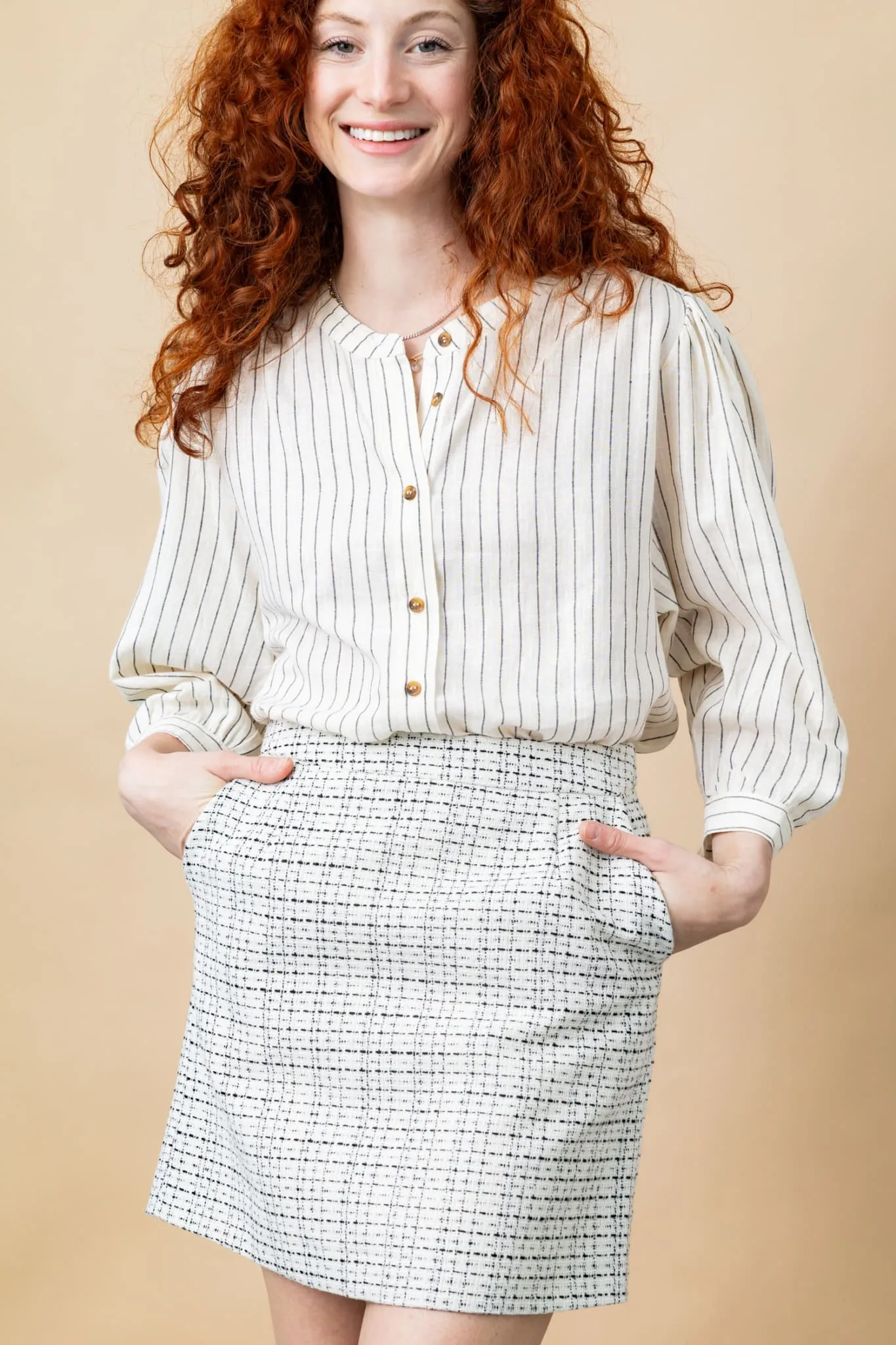 French Connection Effie Boucle Skirt