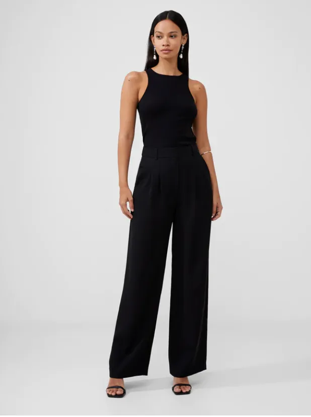 French Connection Wide Leg Harry Suiting Trouser Pants - 2 Colors!