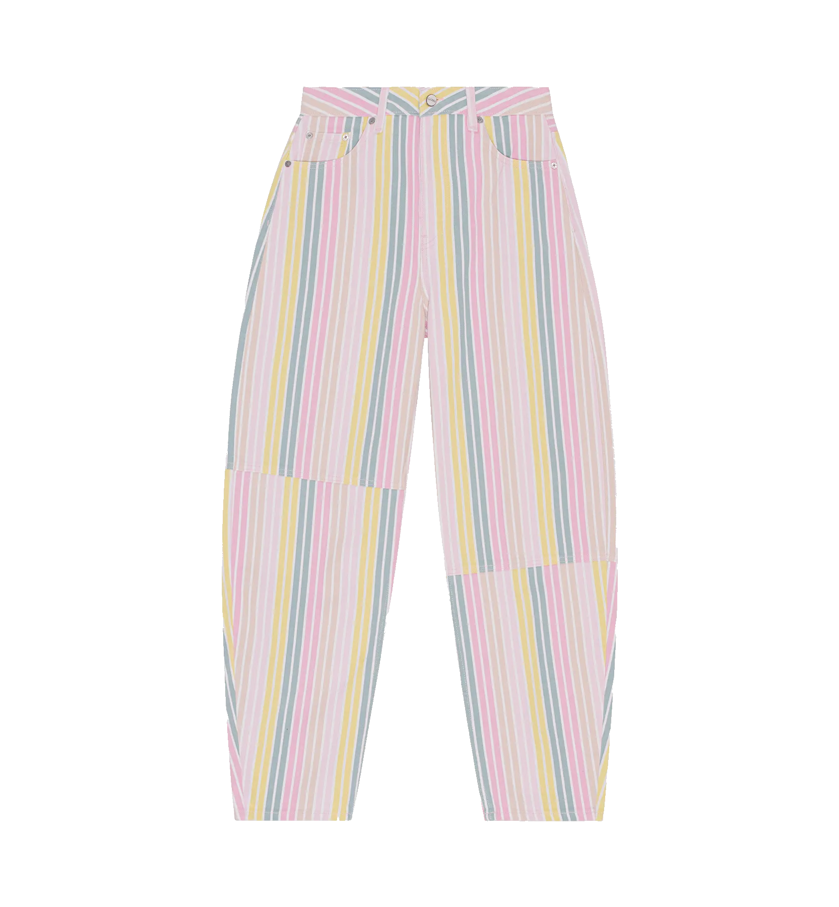 GANNI Multicolour Stripe Denim Jeans